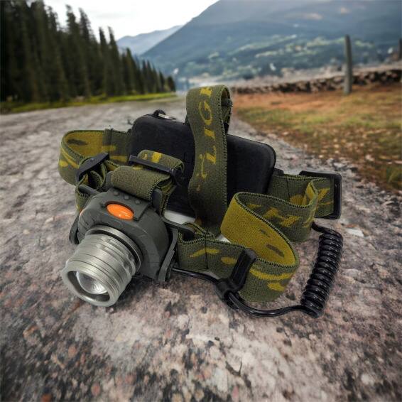 Налобный фонарь тактический Bailong BL-1505 \ 602B SENSOR с датчиком движения, Фонарик налобный led