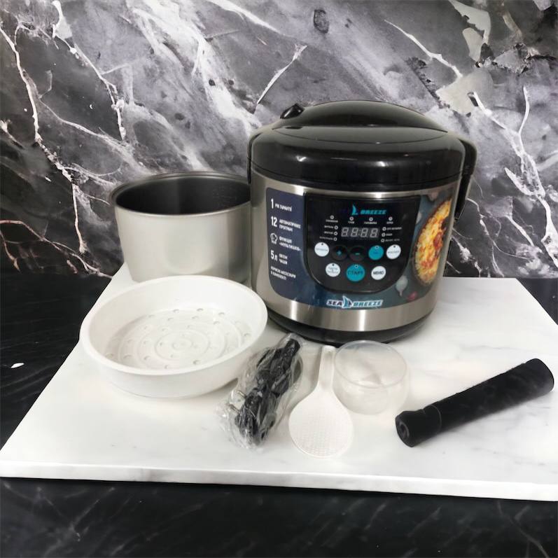 Мультиварка SeaBreeze SB-044 900 Вт, бытовые мультиварки рисоварки, электро скороварка, кашеваркы