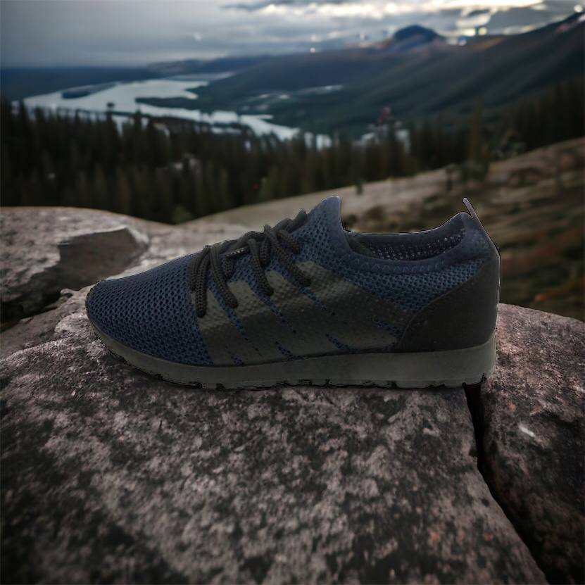 Кроссовки лето сетка мужские 40 размер | Текстильные кроссовки сеткой | Модель 41373. Цвет: синий