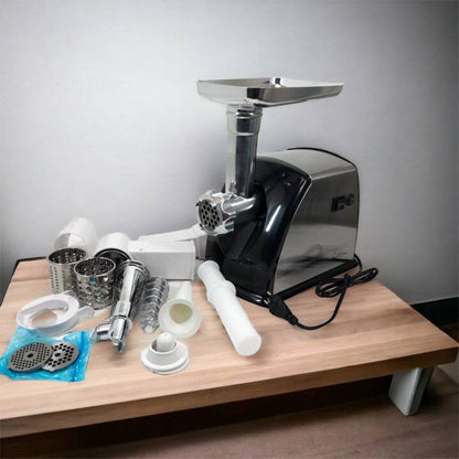 Мясорубка Suntera SMG-5454SS, Кухонная мясорубка, Мясорубка электрическая металл, Мясорубка-соковижималка