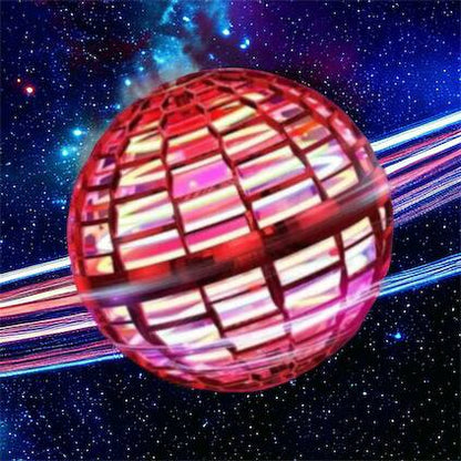 Летающий шар спиннер светящийся FlyNova Pro Gyrosphere игрушка мяч бумеранг, игрушка летающий шар