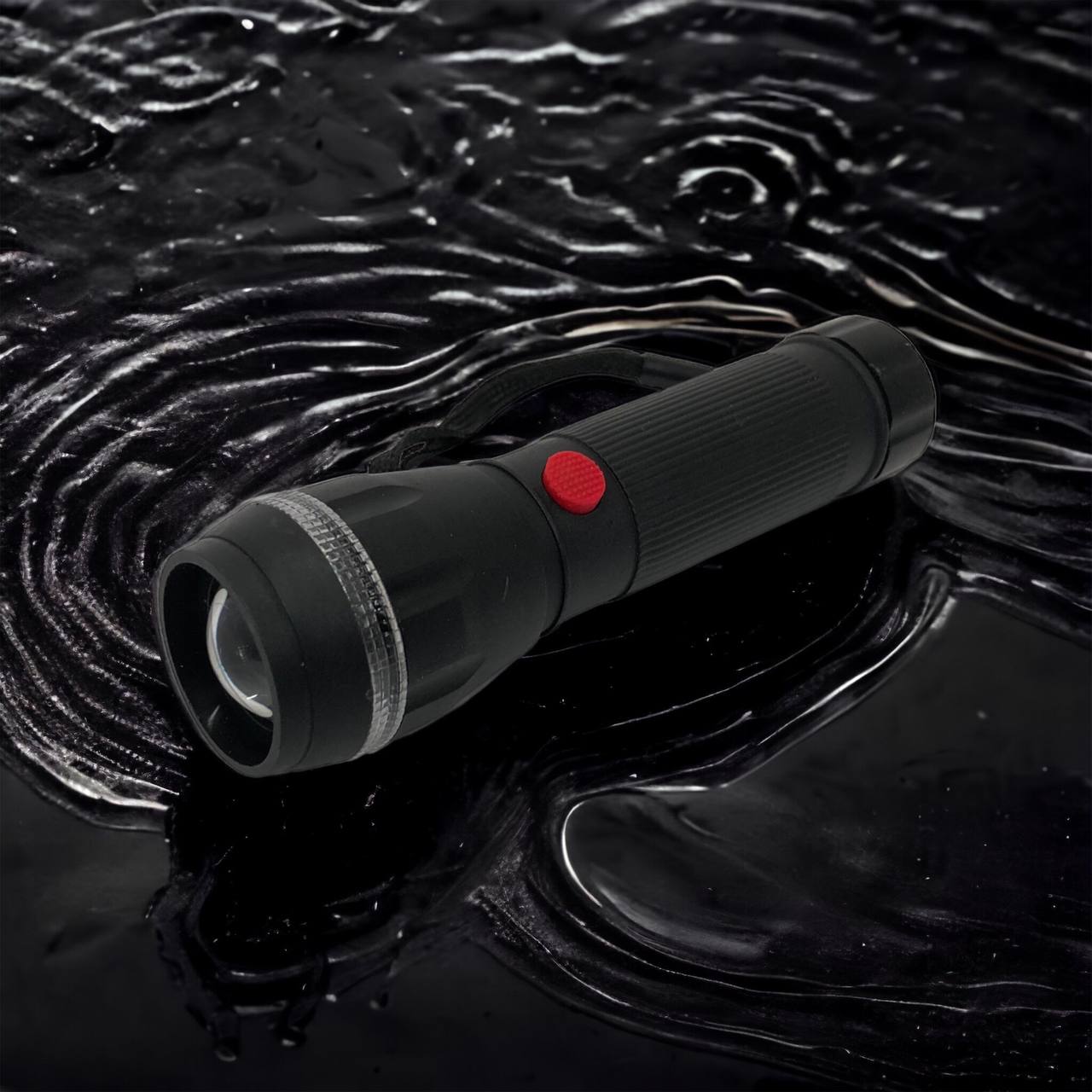 Ручний ліхтарик на батарейках (3хААА) з функцією зуму, кишеньковий міні ліхтар лід ліхтар переносний гарний