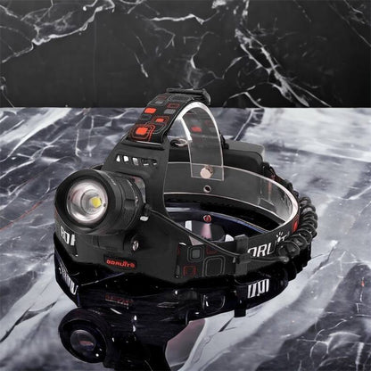 Налобный фонарь Bailong BL-T32-P50, мощный налобный светодиодный фонарик на голову, три режима