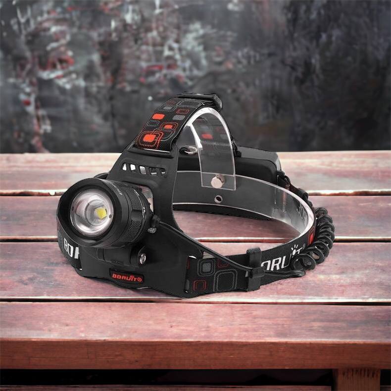 Налобный фонарь Bailong BL-T32-P50, мощный налобный светодиодный фонарик на голову, три режима