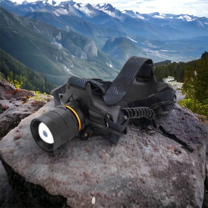 Яркий налобный фонарь Bailong BL-8076-2-GT100, Фонарь аккумуляторный для рыбалки, Фонарь на голову