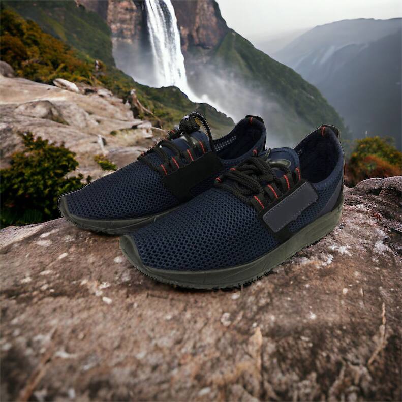 Кроссовки мужские весна 41 размер. Летние кроссовки, молодежные кроссовки. Модель 39146. Цвет: синий