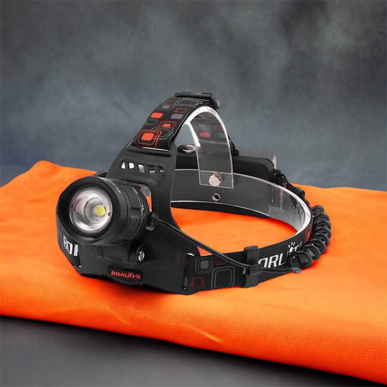 Налобный фонарь Bailong BL-T32-P50, мощный налобный светодиодный фонарик на голову, три режима