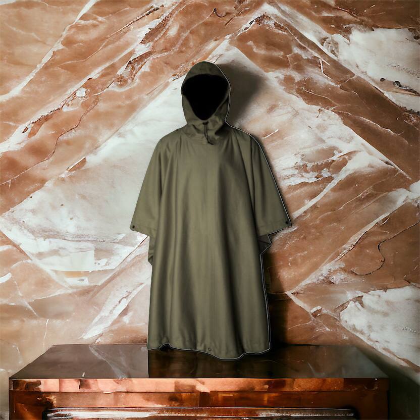 Качественный тактический дождевик - пончо. Военный плащ – накидка от дождя