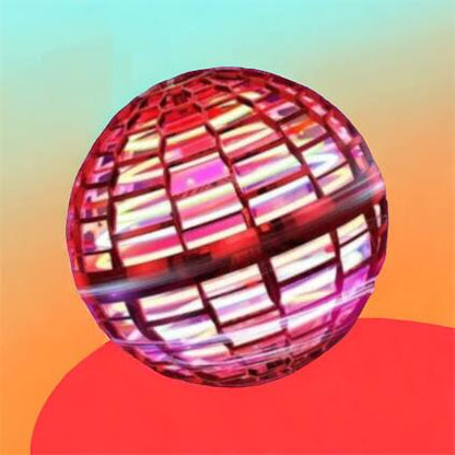 Летающий шар спиннер светящийся FlyNova Pro Gyrosphere игрушка мяч бумеранг, игрушка летающий шар