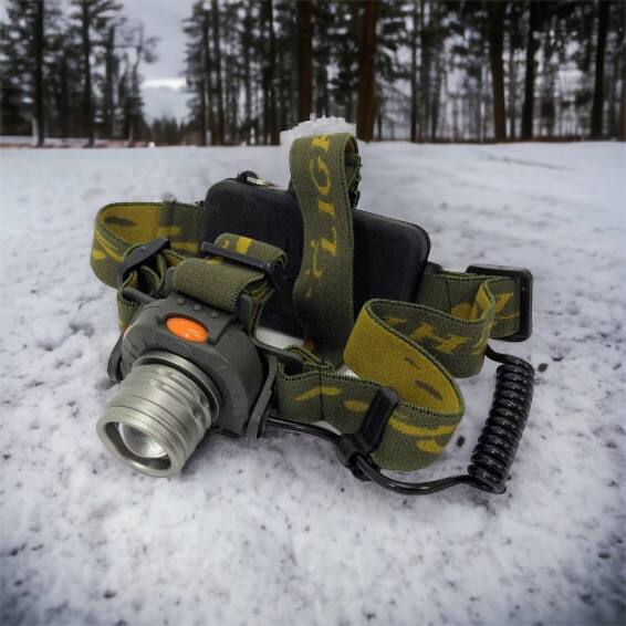 Налобный фонарь тактический Bailong BL-1505 \ 602B SENSOR с датчиком движения, Фонарик налобный led