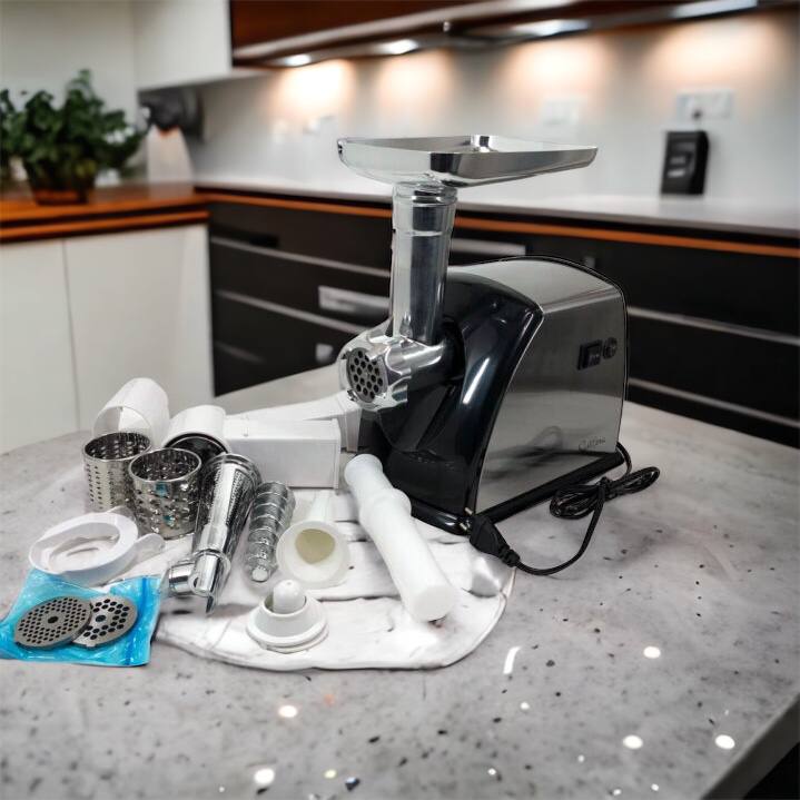 Мясорубка Suntera SMG-5454SS, Кухонная мясорубка, Мясорубка электрическая металл, Мясорубка-соковижималка