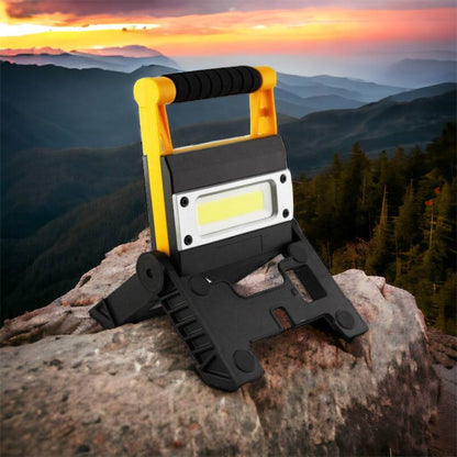 Фонарь-прожектор аккумуляторный BL MS 8006 7858 ручной, аккумуляторный кемпинговый фонарь, лампа