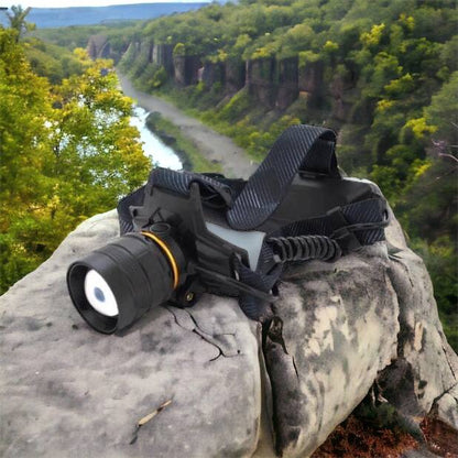 Яркий налобный фонарь Bailong BL-8076-2-GT100, Фонарь аккумуляторный для рыбалки, Фонарь на голову