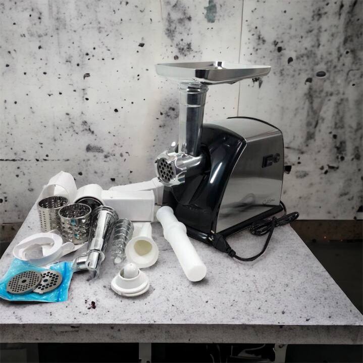 Мясорубка Suntera SMG-5454SS, Кухонная мясорубка, Мясорубка электрическая металл, Мясорубка-соковижималка