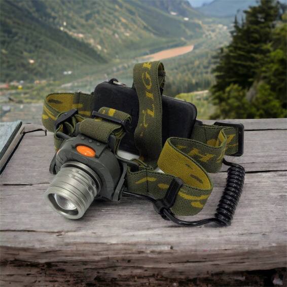 Налобный фонарь тактический Bailong BL-1505 \ 602B SENSOR с датчиком движения, Фонарик налобный led