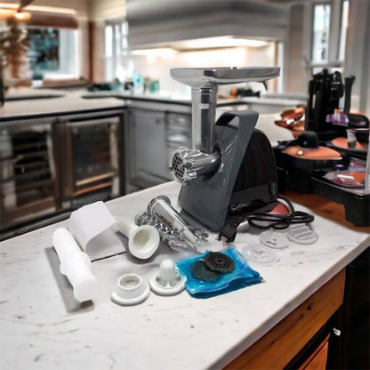 Мясорубка Suntera SMG-5421B 1800 Вт, мясорубка электрическая для мяса, мясорубка для домашней колбасы