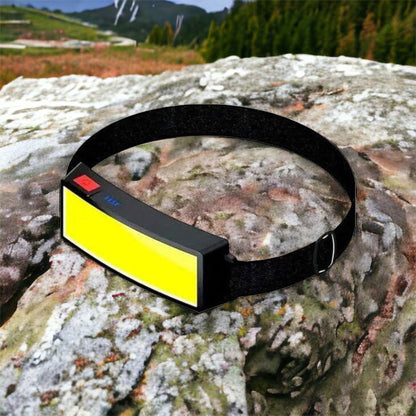 Налобный фонарик яркий рассеивающий для СТО Bailong BL-F007-COB, 3 режима, водостойкий, зарядка от USB