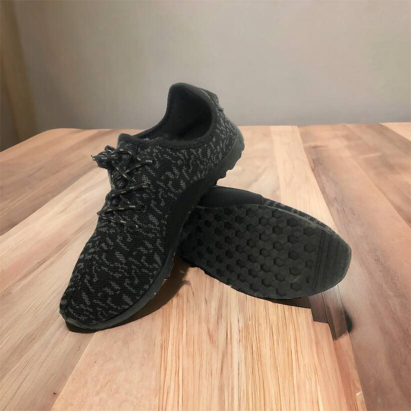 Мужские кроссовки сетка 40 размер. Эспадрильи мужские | Легкие летние черные кроссовки. Модель 74612. Цвет: черный