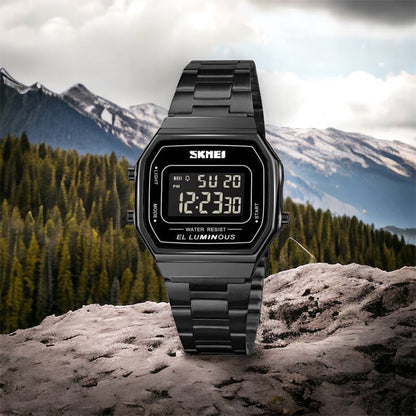 Часы наручные мужские SKMEI 1647BK, оригинальные мужские часы, противоударные часы для военнослужащих