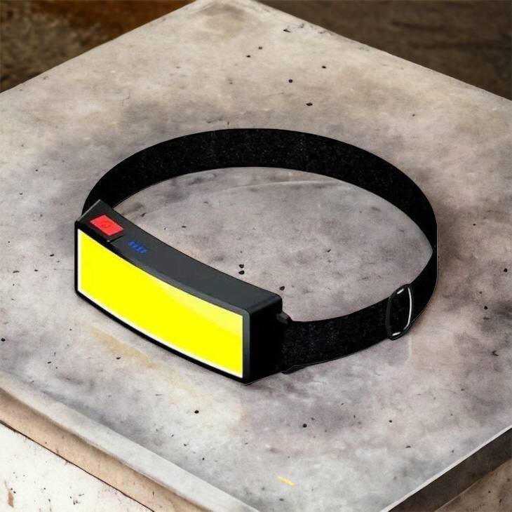 Налобный фонарик яркий рассеивающий для СТО Bailong BL-F007-COB, 3 режима, водостойкий, зарядка от USB