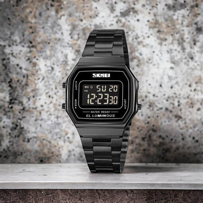 Часы наручные мужские SKMEI 1647BK, оригинальные мужские часы, противоударные часы для военнослужащих