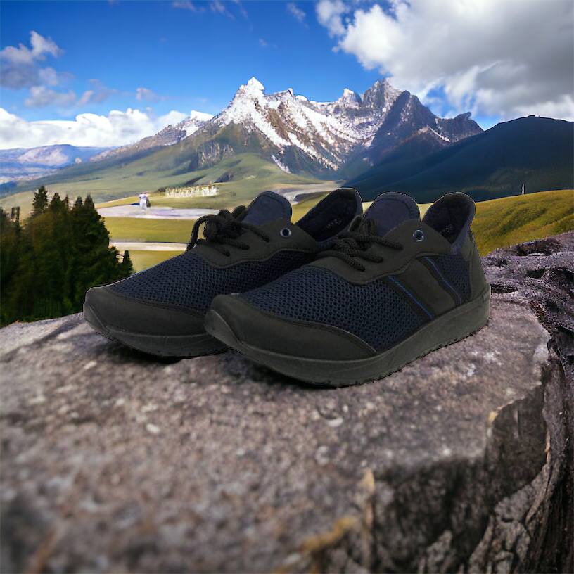 Кроссовки мужские сетка 41 размер. Летние кроссовки, модные универсальные кроссовки. Модель 46913. Цвет: синий