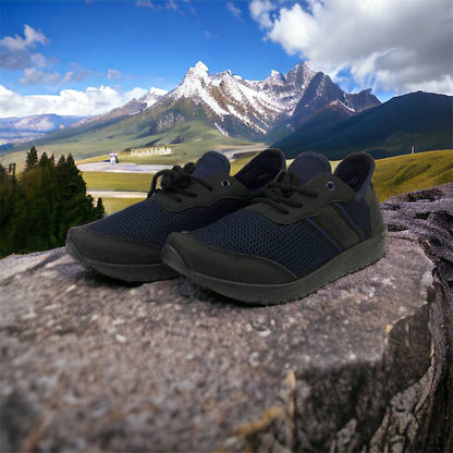 Кроссовки мужские сетка 41 размер. Летние кроссовки, модные универсальные кроссовки. Модель 46913. Цвет: синий