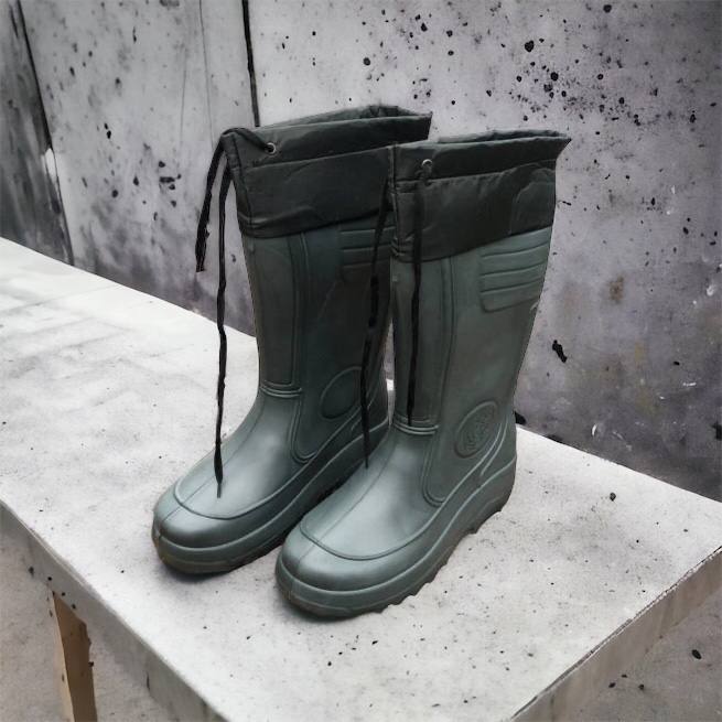 Сапоги мужские резиновые высокие утепленные с подвязкой 44 размер (29 см), сапоги резиновые для рыбалки