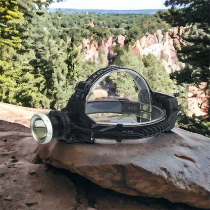 Фонарик на голову Bailong BL-8070-P50, LED налобный аккумуляторный фонарь, фонарь на голову для рыбалки