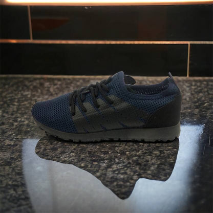 Кроссовки лето сетка мужские 40 размер | Текстильные кроссовки сеткой | Модель 41373. Цвет: синий