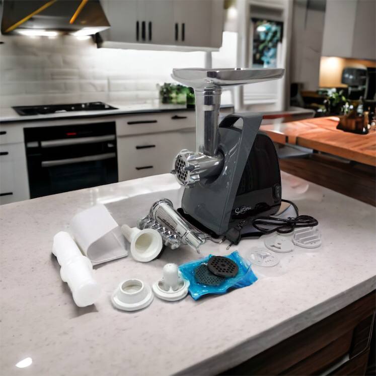 Мясорубка Suntera SMG-5421B 1800 Вт, мясорубка электрическая для мяса, мясорубка для домашней колбасы