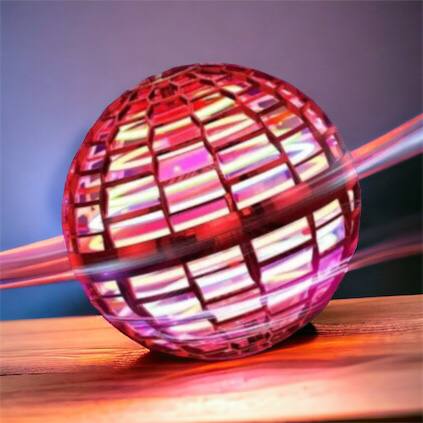 Летающий шар спиннер светящийся FlyNova Pro Gyrosphere игрушка мяч бумеранг, игрушка летающий шар