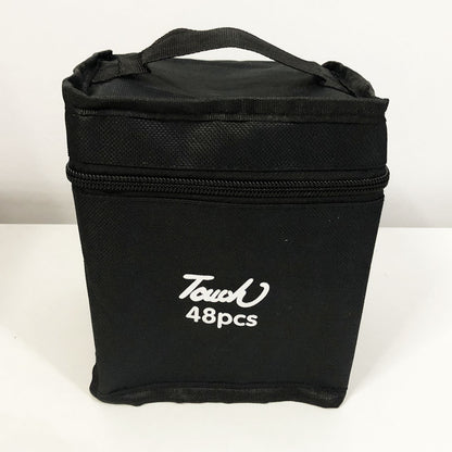 Двухсторонние маркеры, двусторонние маркеры 48 шт, Маркер набор, Скетч маркеры, Скетч маркеры touch