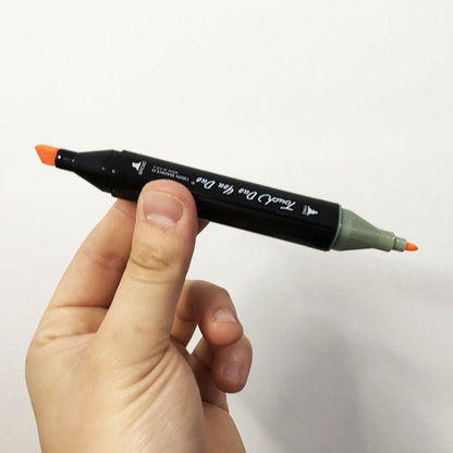 Набір двосторонніх маркерів sketch 80шт, Скетч-маркери для малювання, Фломастери тач Художній