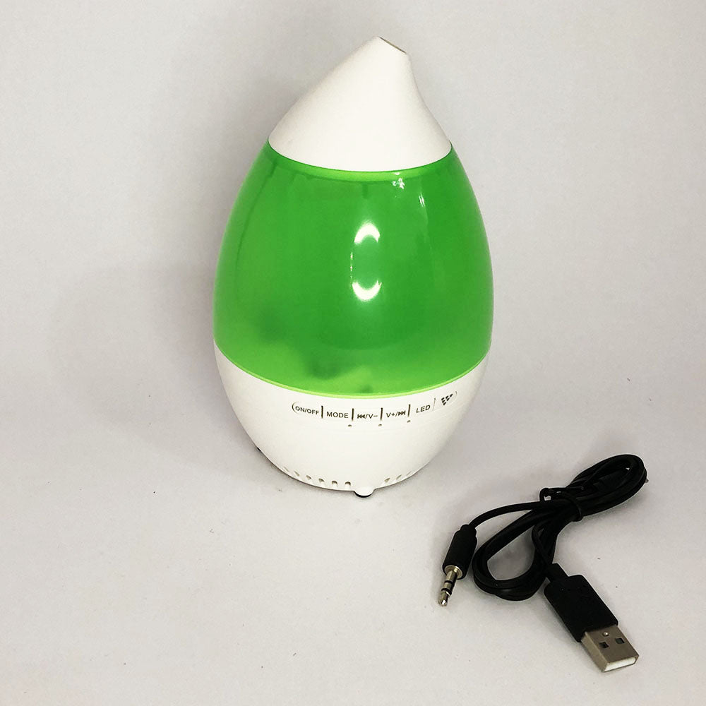 Колонка увлажнитель с диодной подсветкой JT-315, Увлажнитель воздуха для младенца. Цвет: зеленый