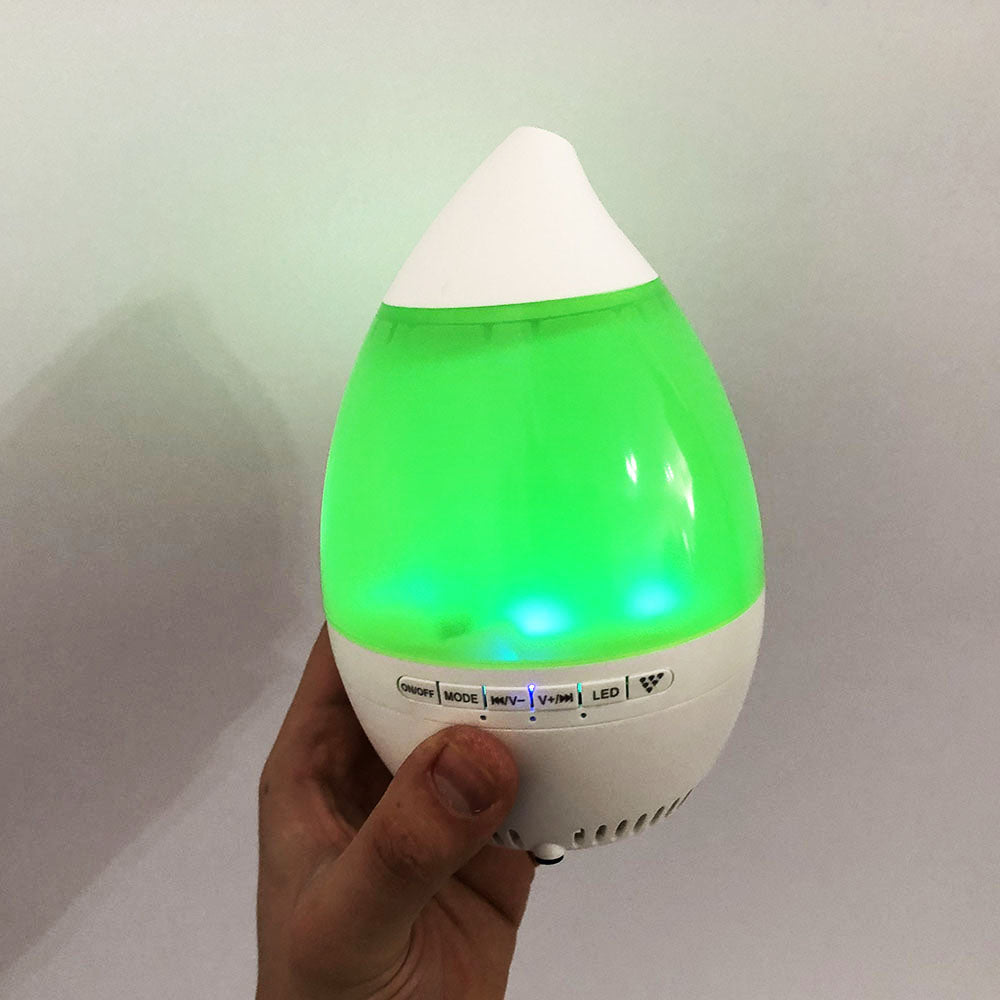 Колонка увлажнитель с диодной подсветкой JT-315, Увлажнитель воздуха для младенца. Цвет: зеленый