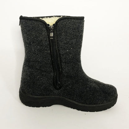 Сапоги мужские утепленные. 42 размер. С меховой подкладкой, Мужская обувь рабочие ботинки, Удобная обувь