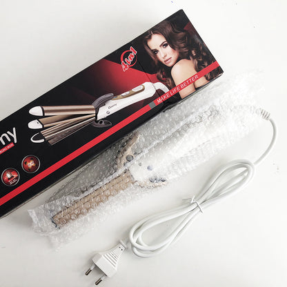 Выпрямитель для волос GEMEI GM-2962 4в1, плойка утюжок выпрямитель, профессиональный утюжок