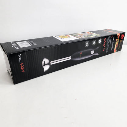 Блендер DOMOTEC MS-5101 занурювальний 350 Вт нержавіюча сталь, блендер для молочних коктейлів блендер подрібнювач