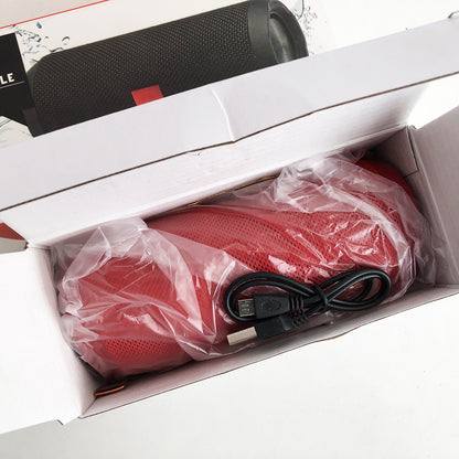 Bluetooth-колонка TG-117 портативная влагостойкая. Цвет: красный