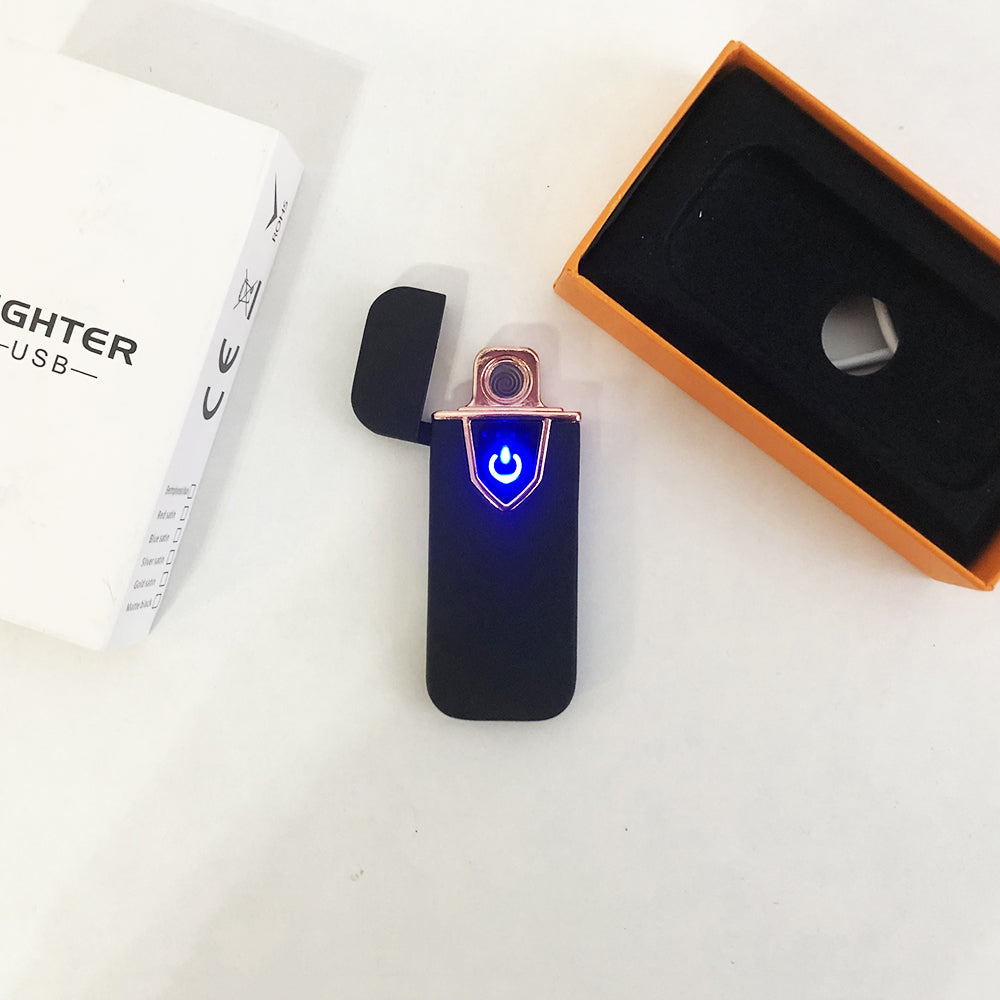 Зажигалка спиральная USB-711, электронная зажигалка спиральная подарочная, зажигалка с зарядкой от usb