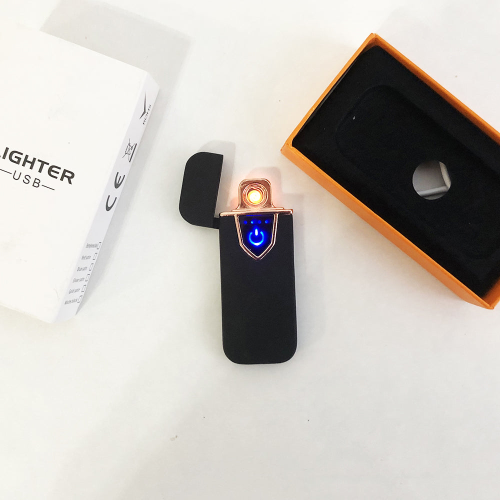 Зажигалка спиральная USB-711, электронная зажигалка спиральная подарочная, зажигалка с зарядкой от usb
