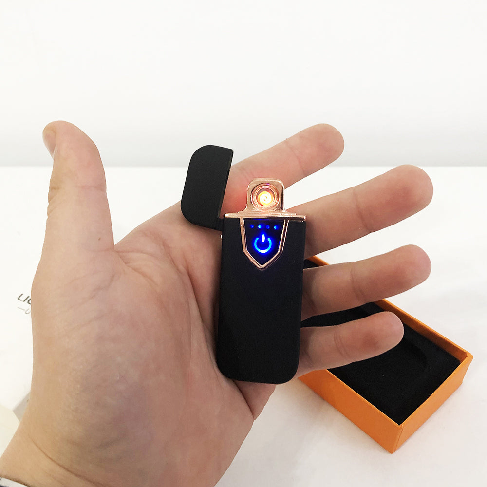 Зажигалка спиральная USB-711, электронная зажигалка спиральная подарочная, зажигалка с зарядкой от usb