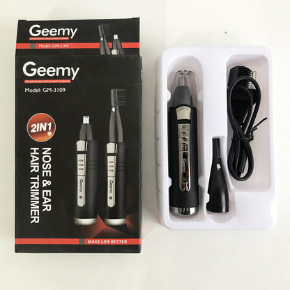 Триммер GEMEI GM-3109 2в1, триммер беспроводной, машинка мужская для бритья, беспроводная электробритва