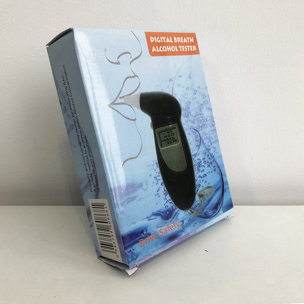 Алкотестер цифровой с мундштуками, Хороший алкотестер, Алкотестер алкоголя персональный, Цифровий драгер