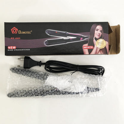 Щипцы, плойка утюжок DOMOTEC MS-4905, Щетка щипцы для выпрямления волос. Цвет: розовый