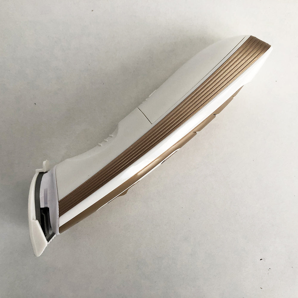 Машинка для стрижки волос Gemei GM-6113 аккумуляторная, машинка мужская для бритья. Цвет: золотой