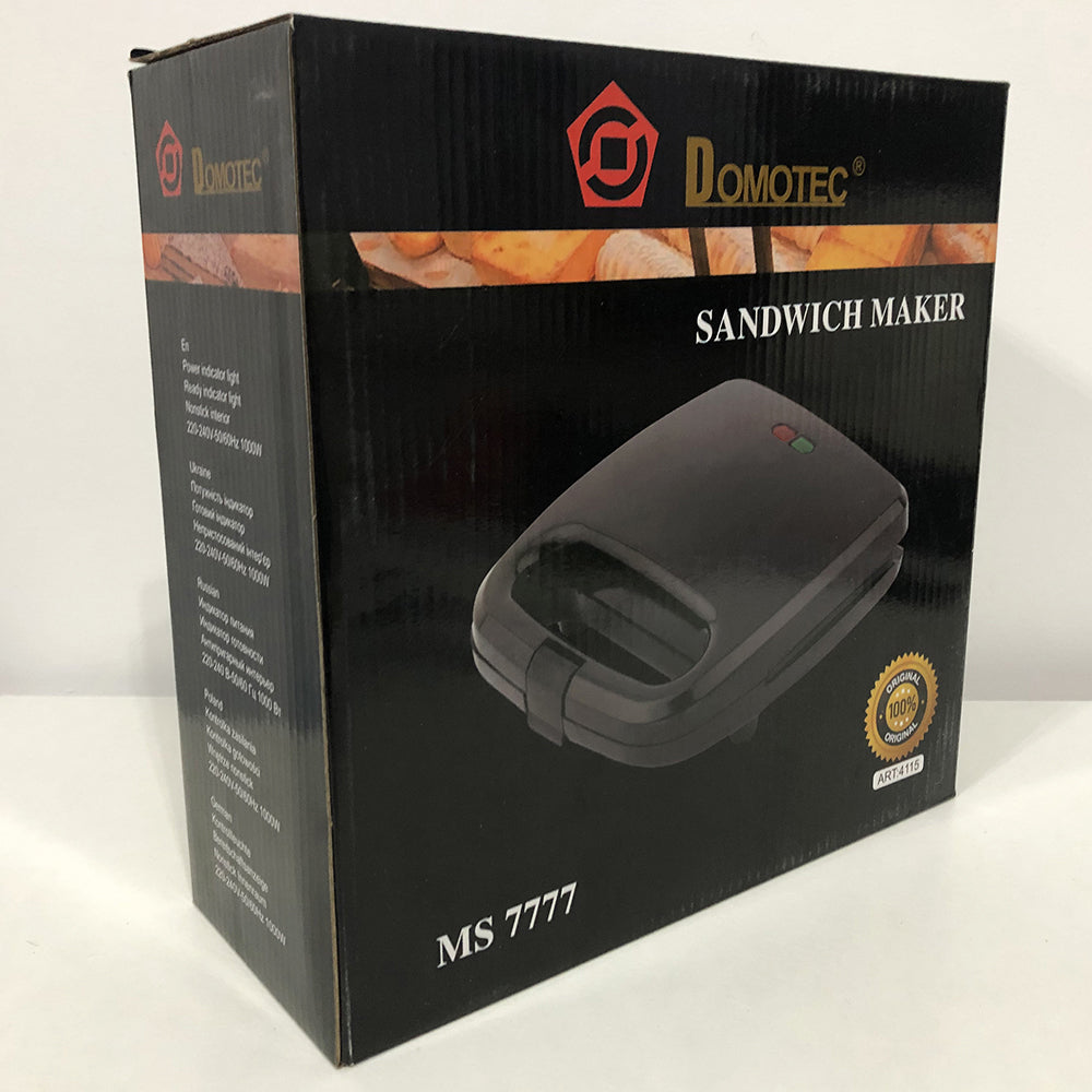 Сендвічниця DOMOTEC MS-7777, Електробутербродниця, Сендвічниця мультипекар, Бутербродниця електрична