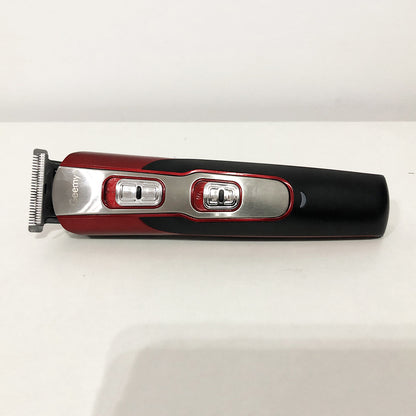Машинка для стрижки 10в1 GEMEI GM-592, окантовочная машинка, подстригательная машинка. Цвет: красный