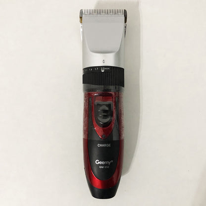 Профессиональная машинка для стрижки волос GEMEI GM-550 с двумя аккумуляторами, Бритва триммер для бороды